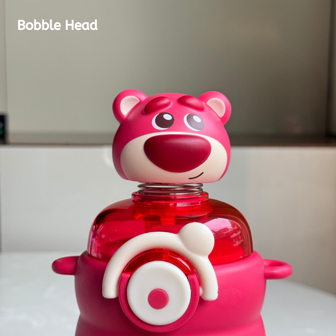 Bobblehead Bottle Disney Characters |Thermal Stainless Steel 550ml Bottle for kids