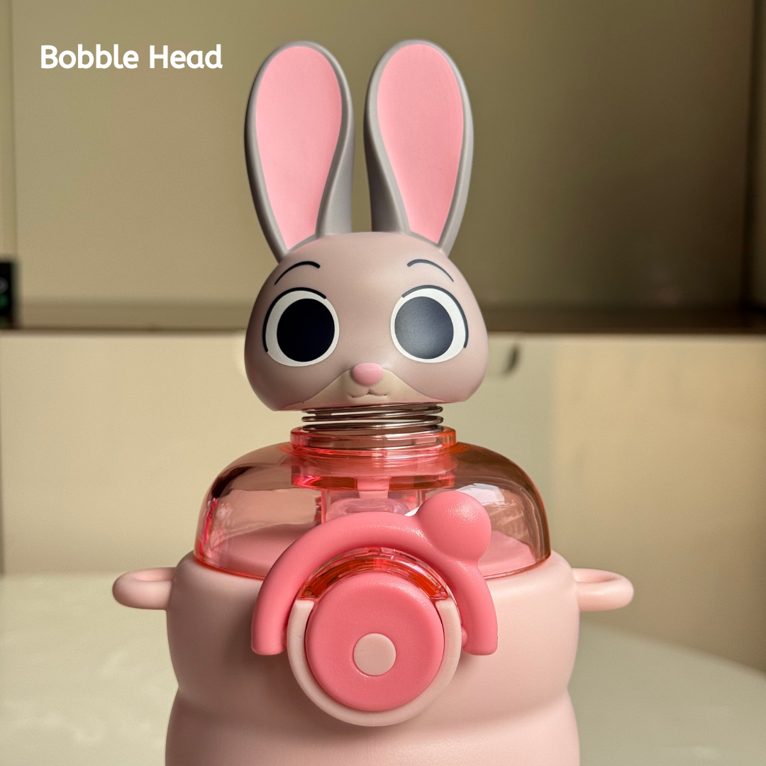 Bobblehead Bottle Disney Characters |Thermal Stainless Steel 550ml Bottle for kids