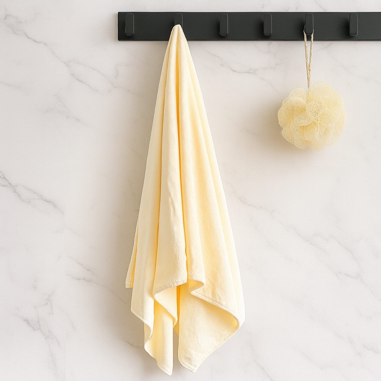 Bath Towel - Pastels | Soft Microfibre Neutral Colour Bath Towel