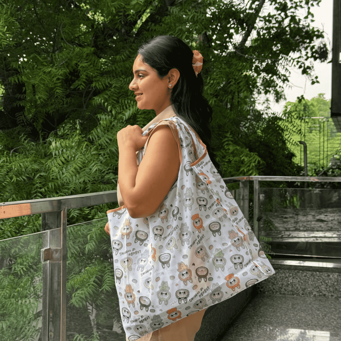Labubu foldable Pocket Bags
