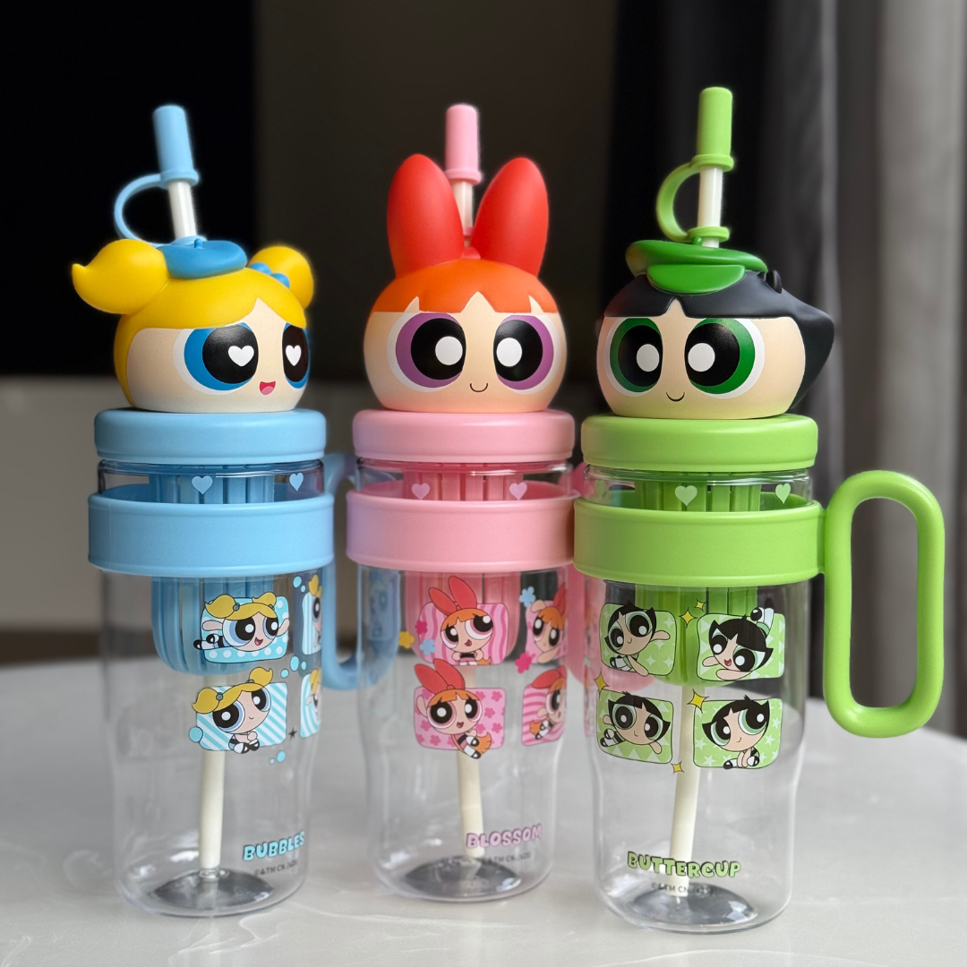 Powerpuff Girls Sippers | 1060ml bottles with 3D Caps