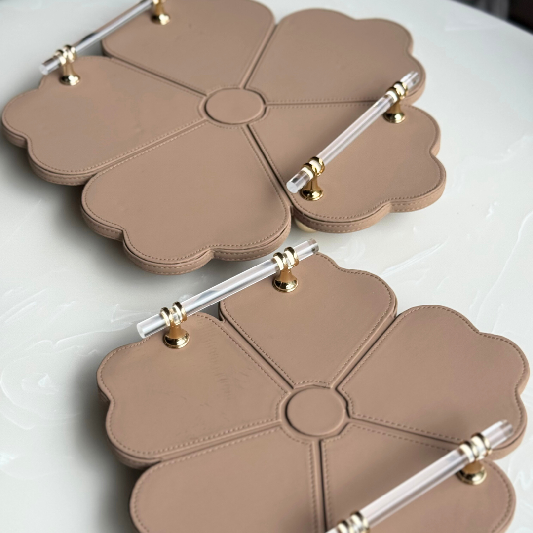 Luxe Faux Leather Serving & Décor Tray (Set of 2)