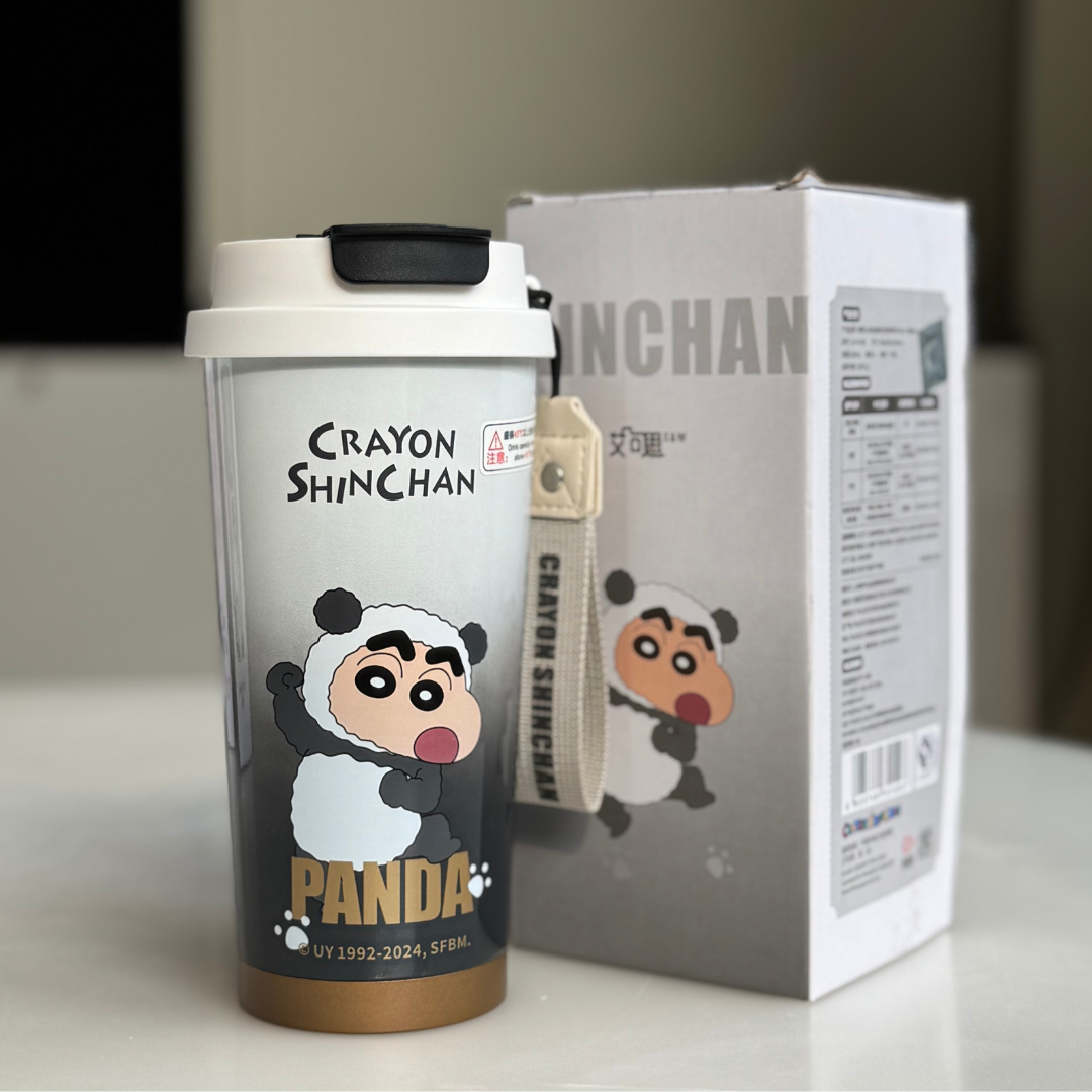 Shinchan Stainless Travel Mug | Stainless Steel Insulated 520ml Coffee Mug