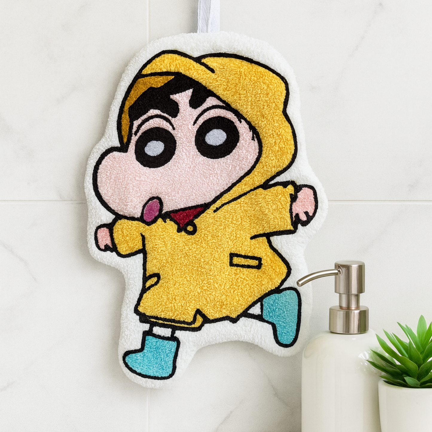 Shinchan and Friends Hand Towel | | Soft Terrycloth Hand Towels
