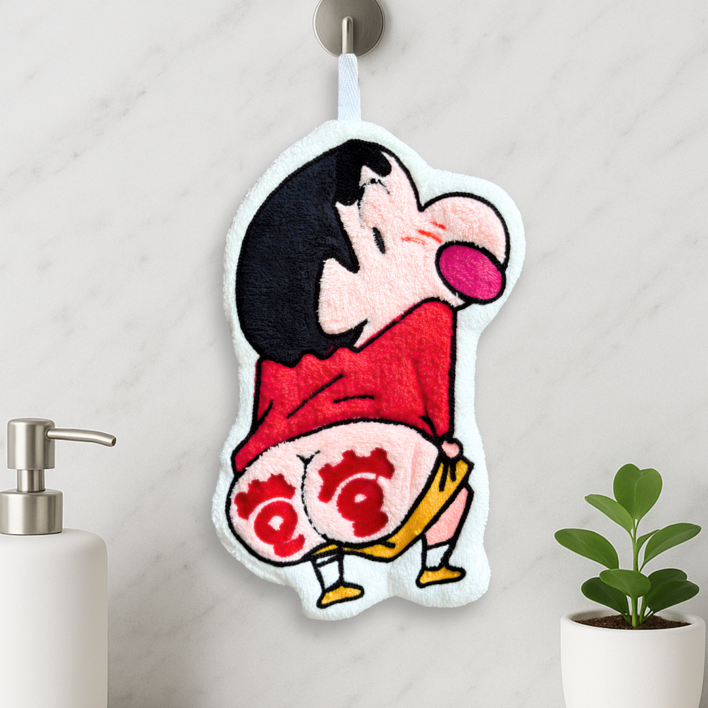 Shinchan and Friends Hand Towel | | Soft Terrycloth Hand Towels