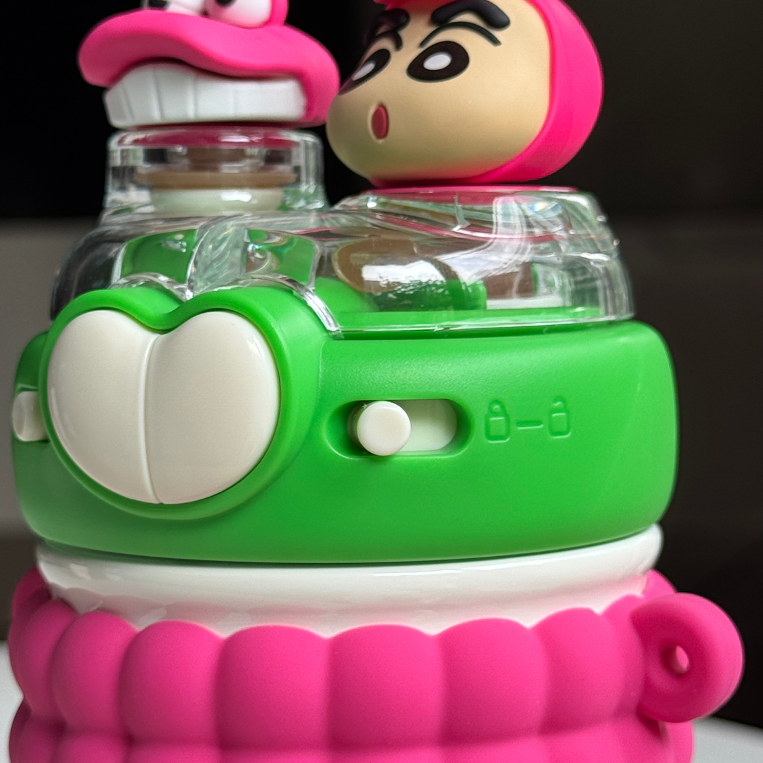 Shinchan Double Head Drink Stainless Steel Bottle | Insulated bottles for Toddlers| 520 ml