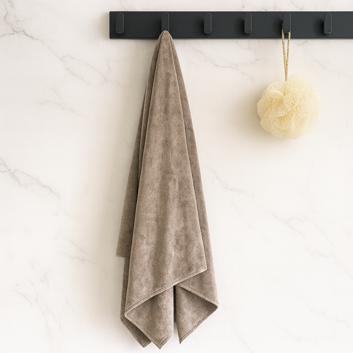 Bath Towel - Neutral | Soft Microfibre Neutral Colour Bath Towel