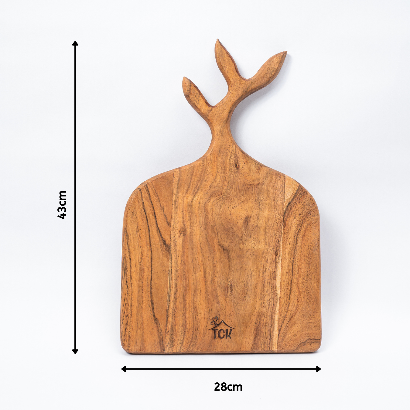 Deerly Beloved 🦌 | Premium Acacia Wood Chopping and Serving Board with Beeswax Finish