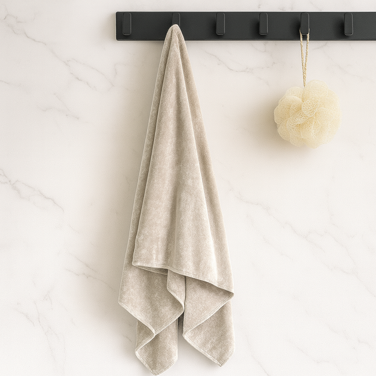 Bath Towel - Neutral | Soft Microfibre Neutral Colour Bath Towel