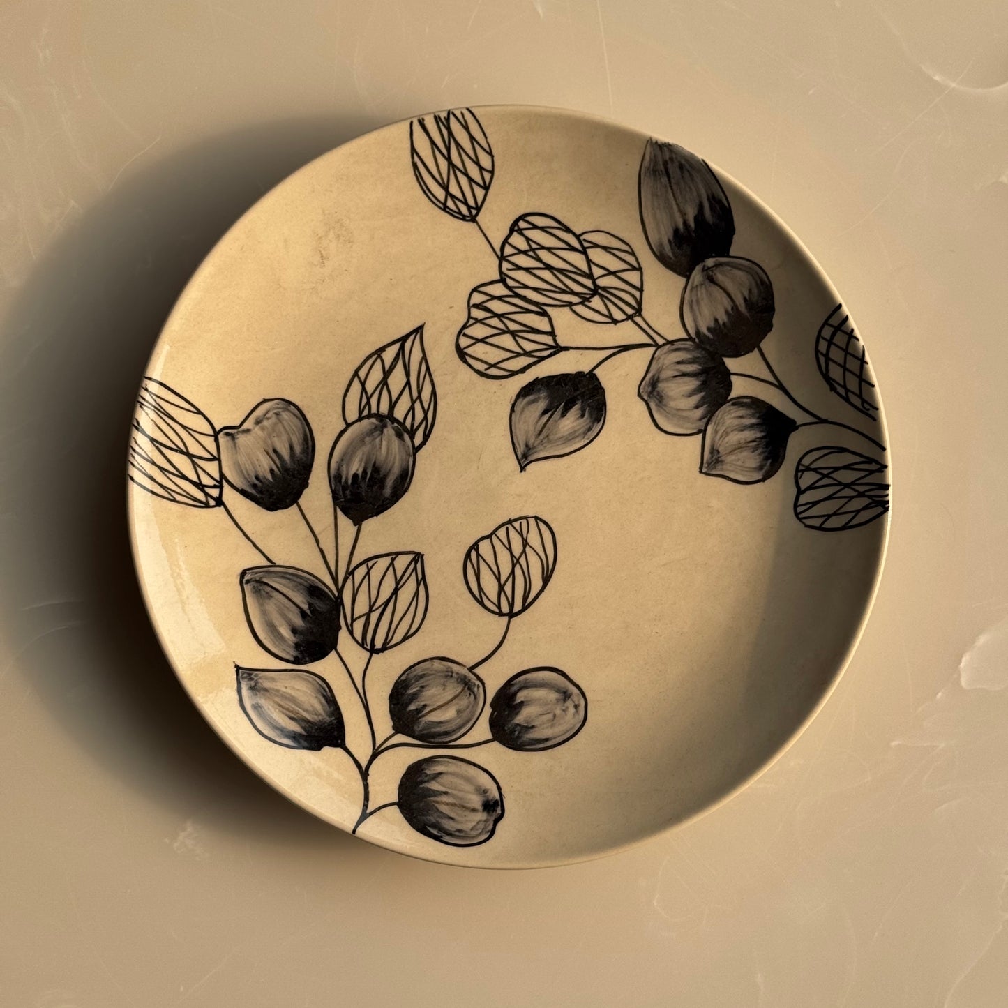 Handpainted Ceramic Dinner Plate