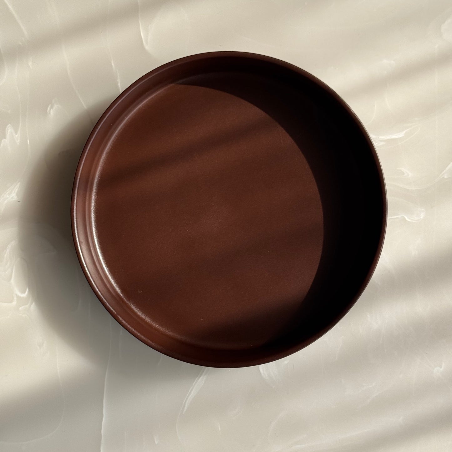 Ceramic Collar Salad and Snacks Bowl