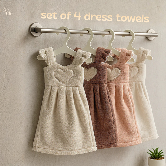 Cute Dress Hand Towels | Soft Terrycloth Hand Towels