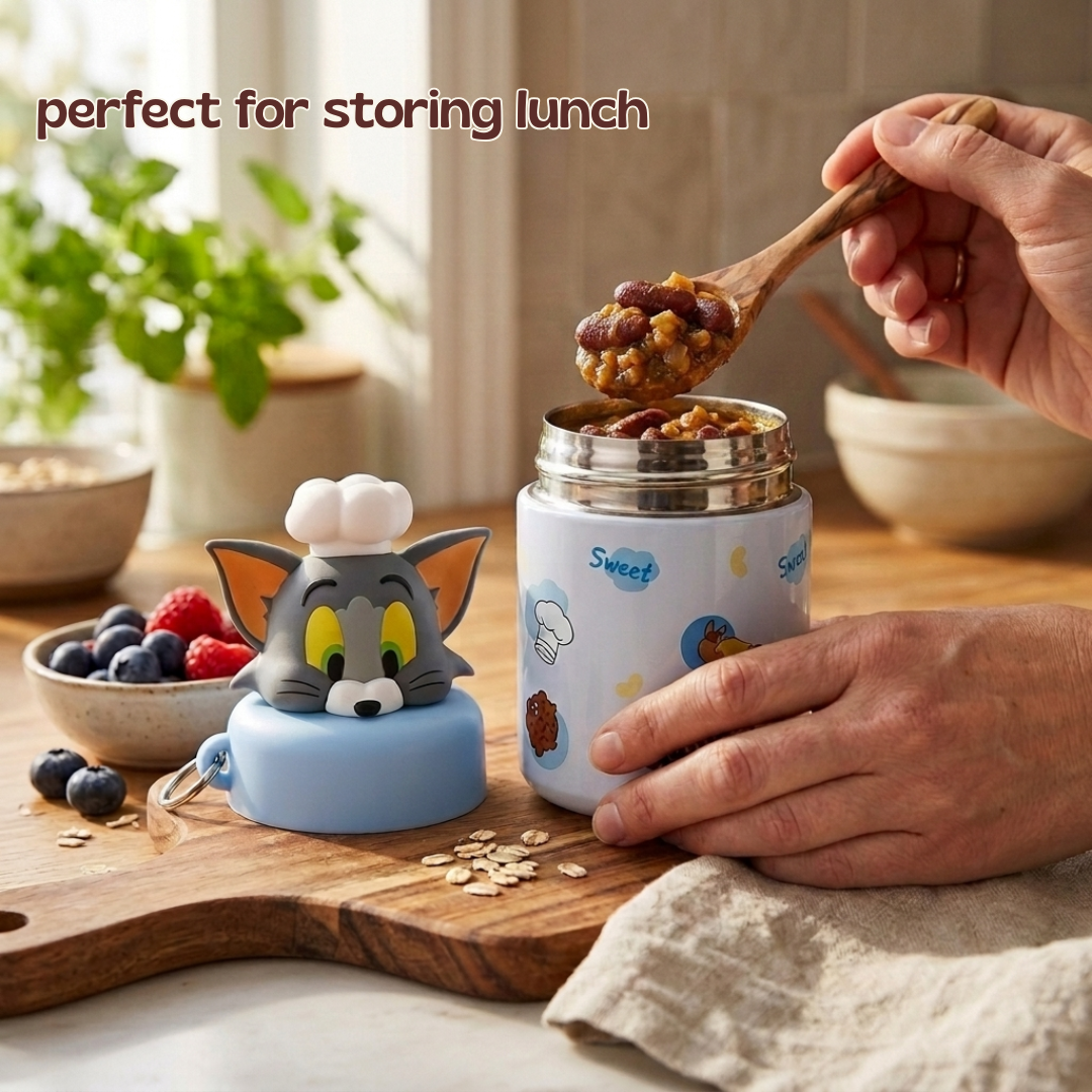 Tom & Jerry Mini Food Jar – 200ml Insulated Container