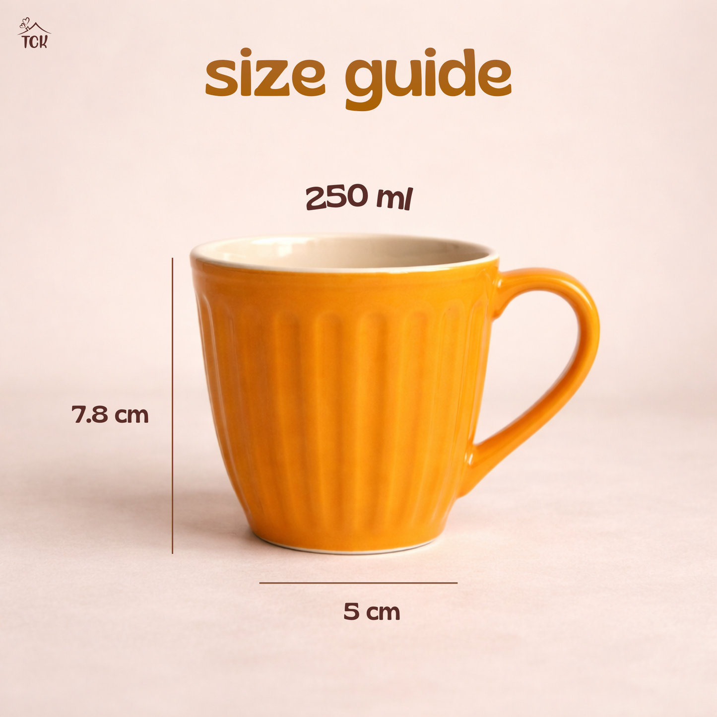 Ribbed Ceramic Pastel Mugs