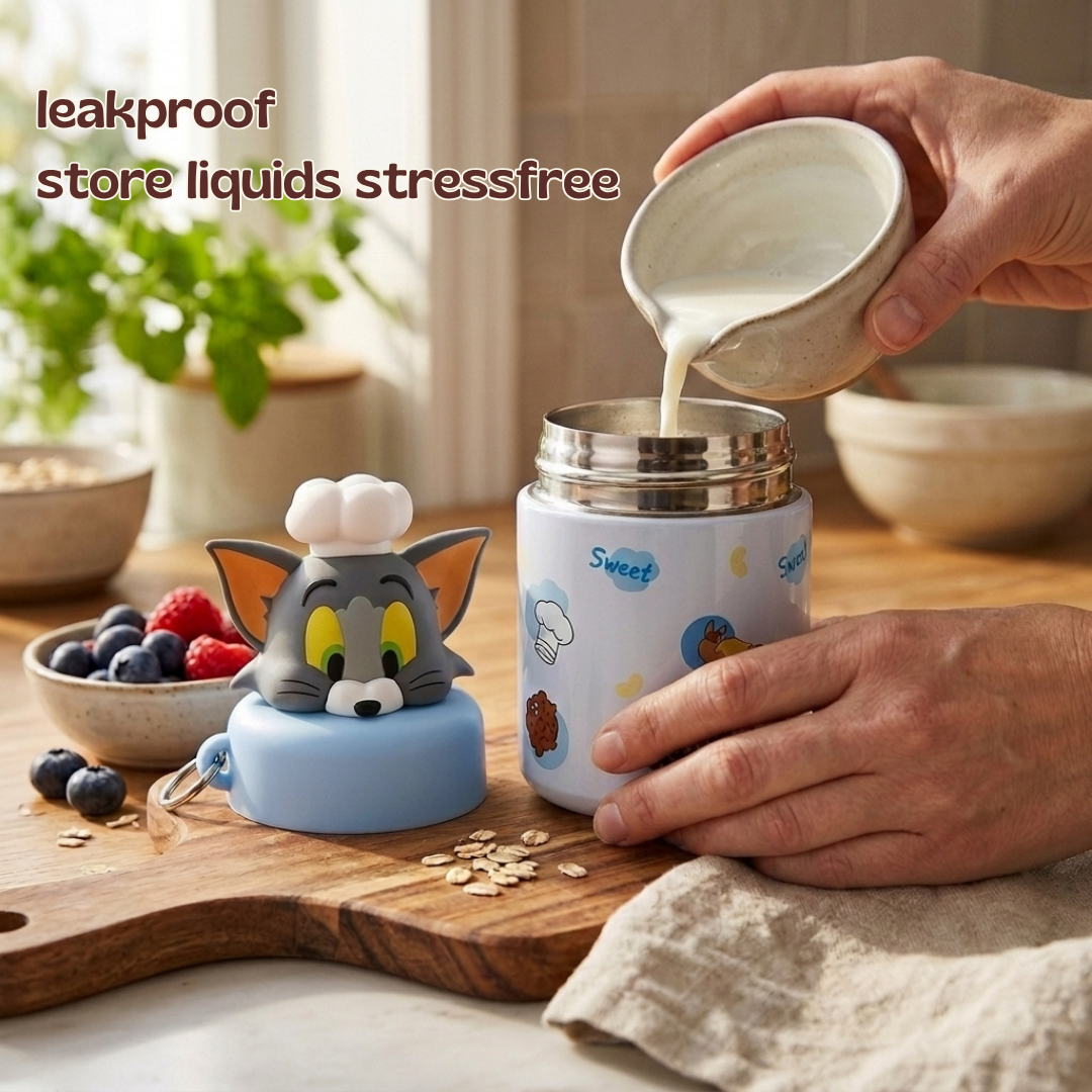 Tom & Jerry Mini Food Jar – 200ml Insulated Container