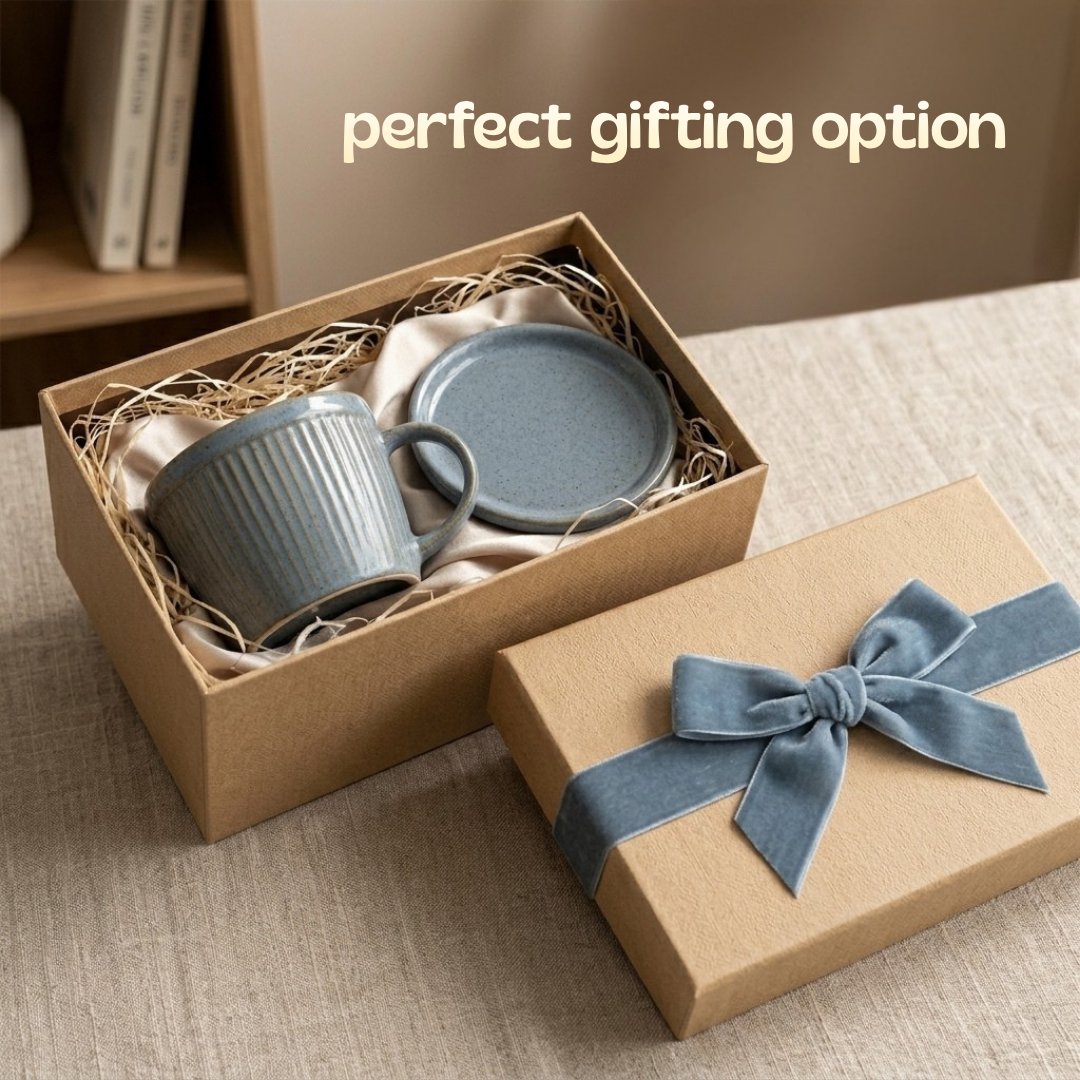 Ceramic Soup Cup with Multi-functional Lid & Saucer