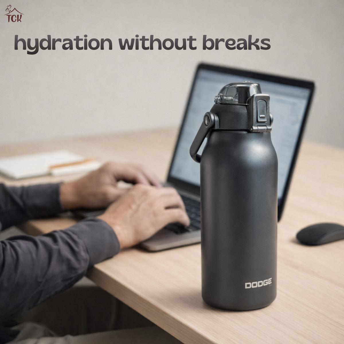 The Big Bottle | 1.7L Capacity| 316 Stainless Steel Bottle