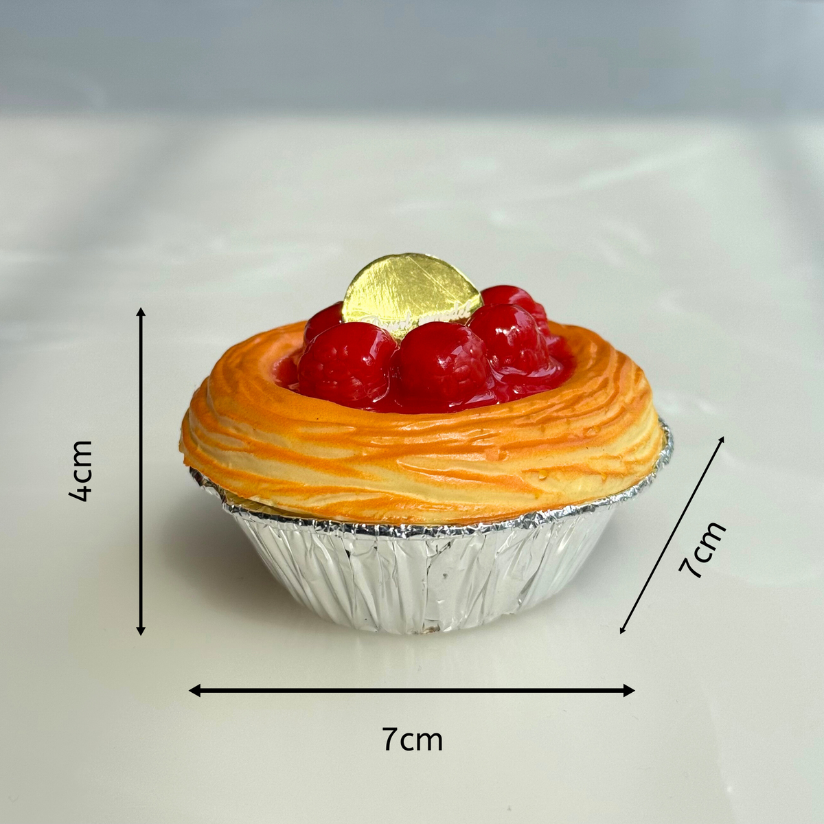 Fruit Tarts Fridge Magnet
