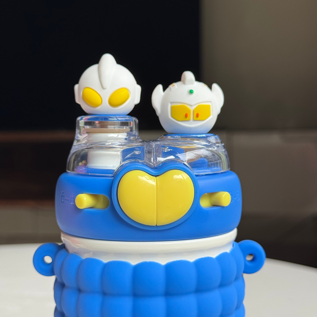 Double Head Drink Stainless Steel Bottle | Insulated bottles for Toddlers|  520 ml