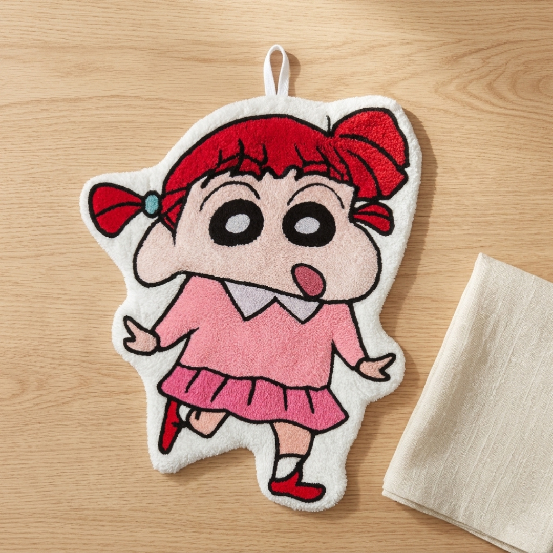 Shinchan and Friends Hand Towel | | Soft Terrycloth Hand Towels
