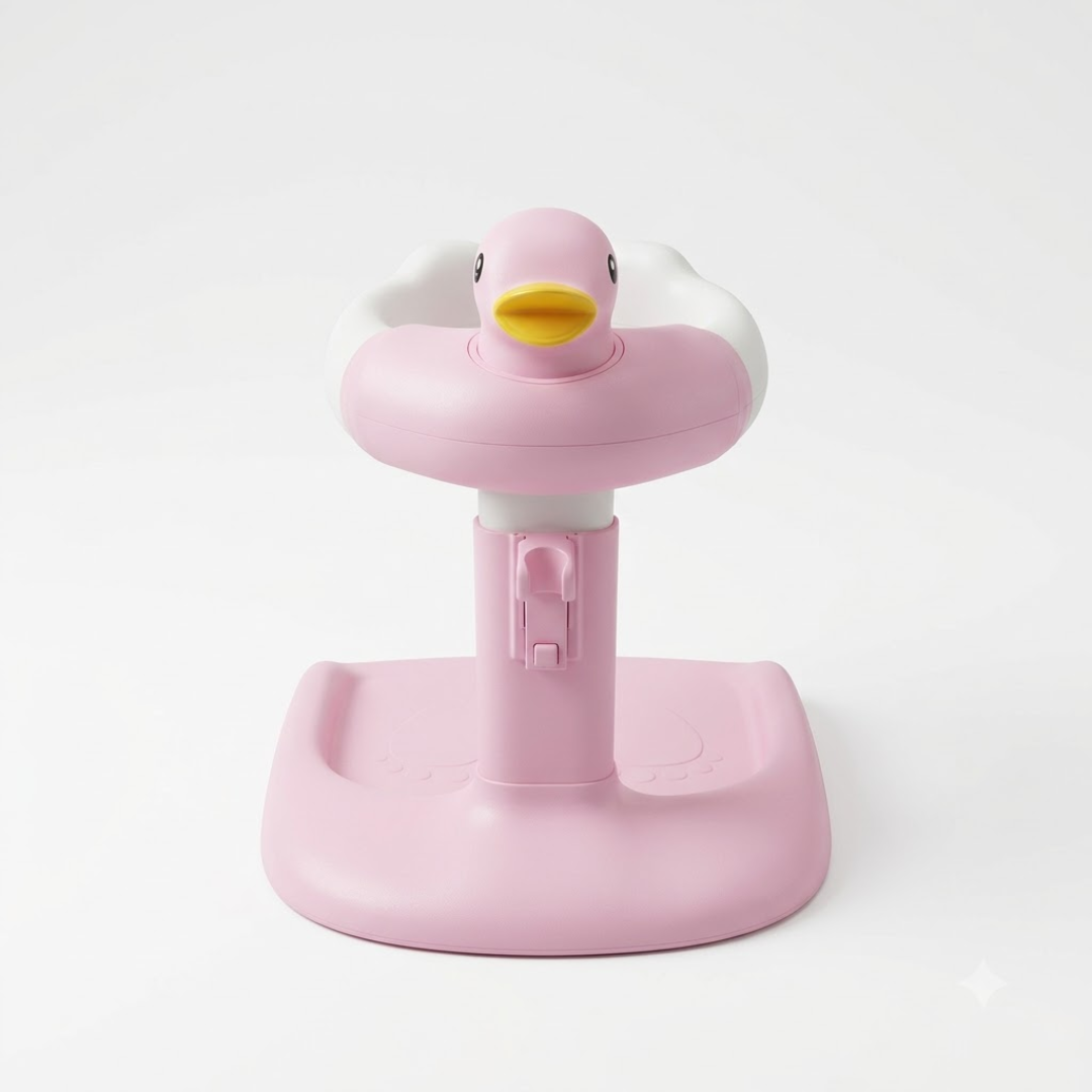 Baby Bath Stand for Kids & Toddlers | Adjustable Height & Width | Frog & Duck