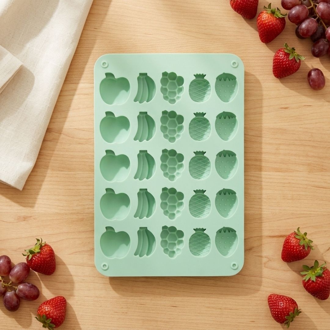 Fruits Silicone Mold – 25 Cavity Multipurpose Chocolate & Baking Mold