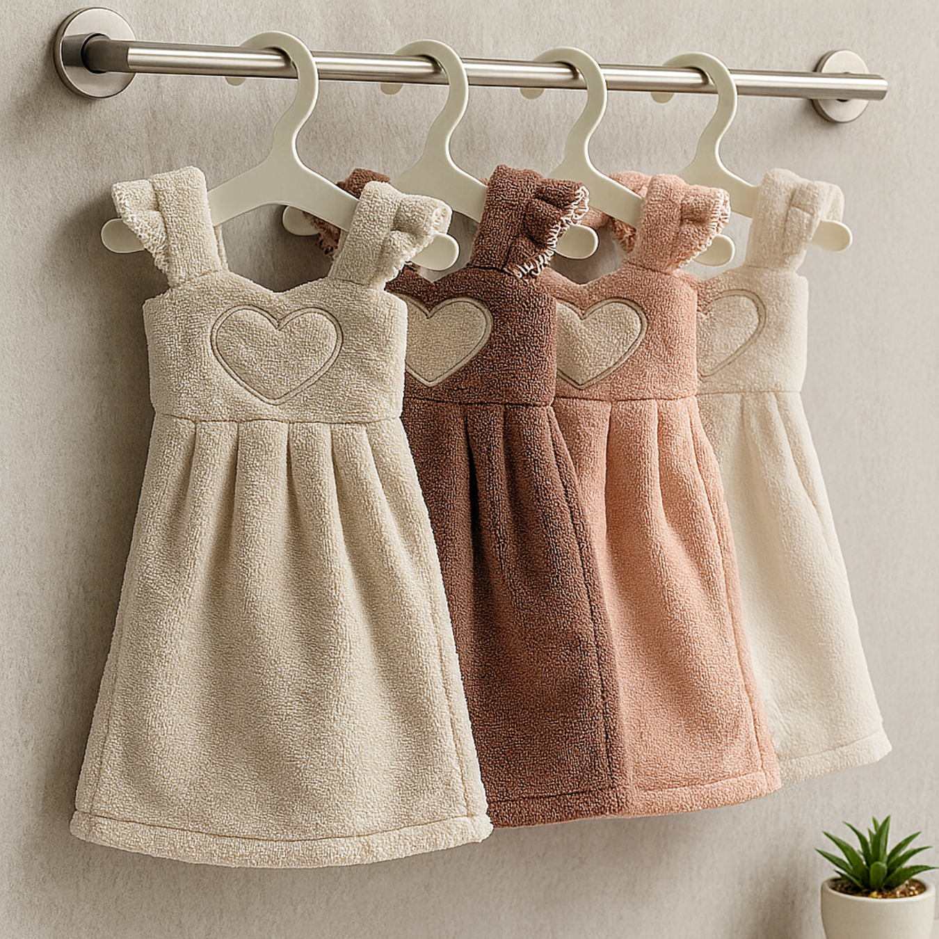 Cute Dress Hand Towels | Soft Terrycloth Hand Towels