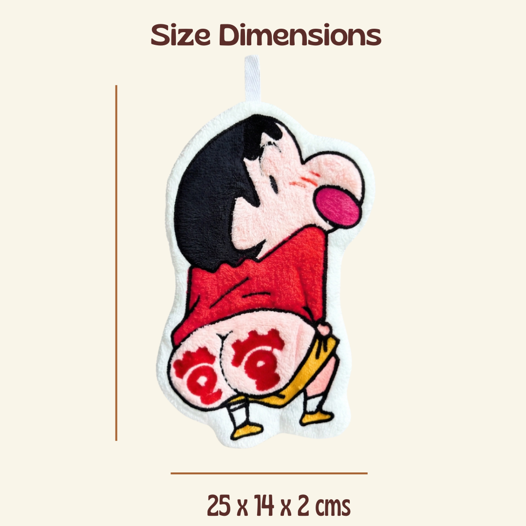 Shinchan and Friends Hand Towel | | Soft Terrycloth Hand Towels