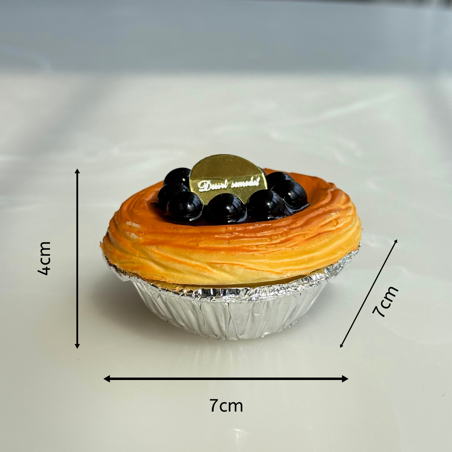 Fruit Tarts Fridge Magnet