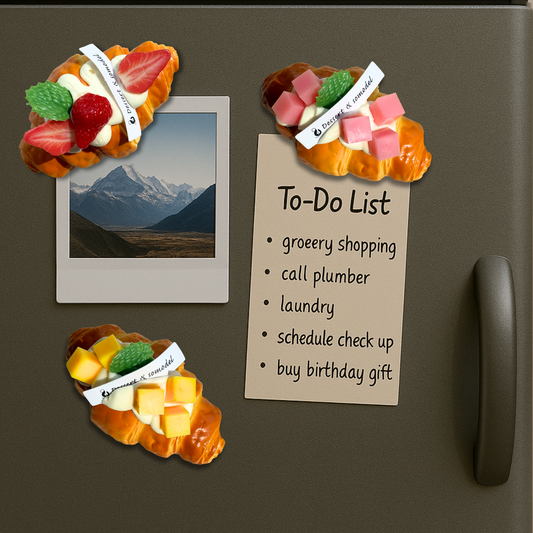 Croissants Fridge Magnet