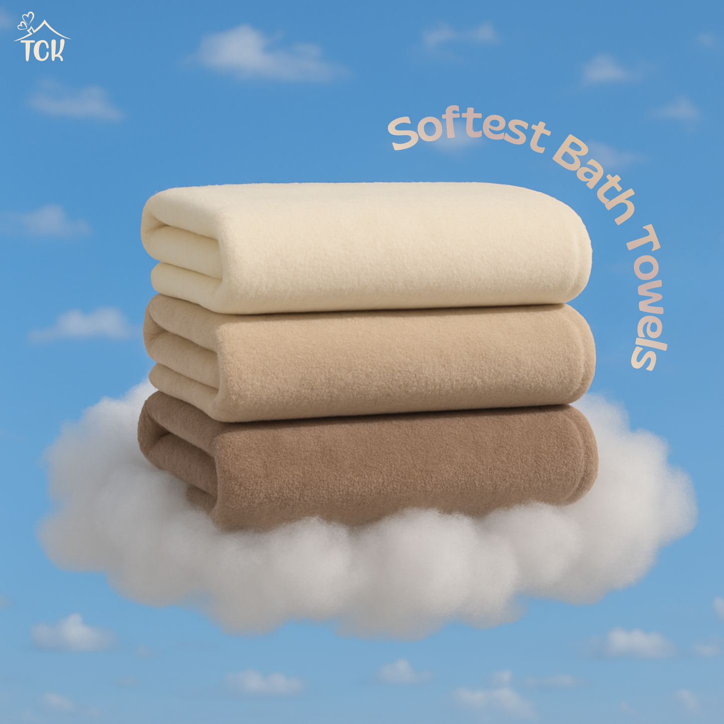 Bath Towel - Neutral | Soft Microfibre Neutral Colour Bath Towel