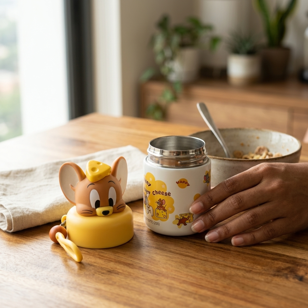 Tom & Jerry Mini Food Jar – 200ml Insulated Container