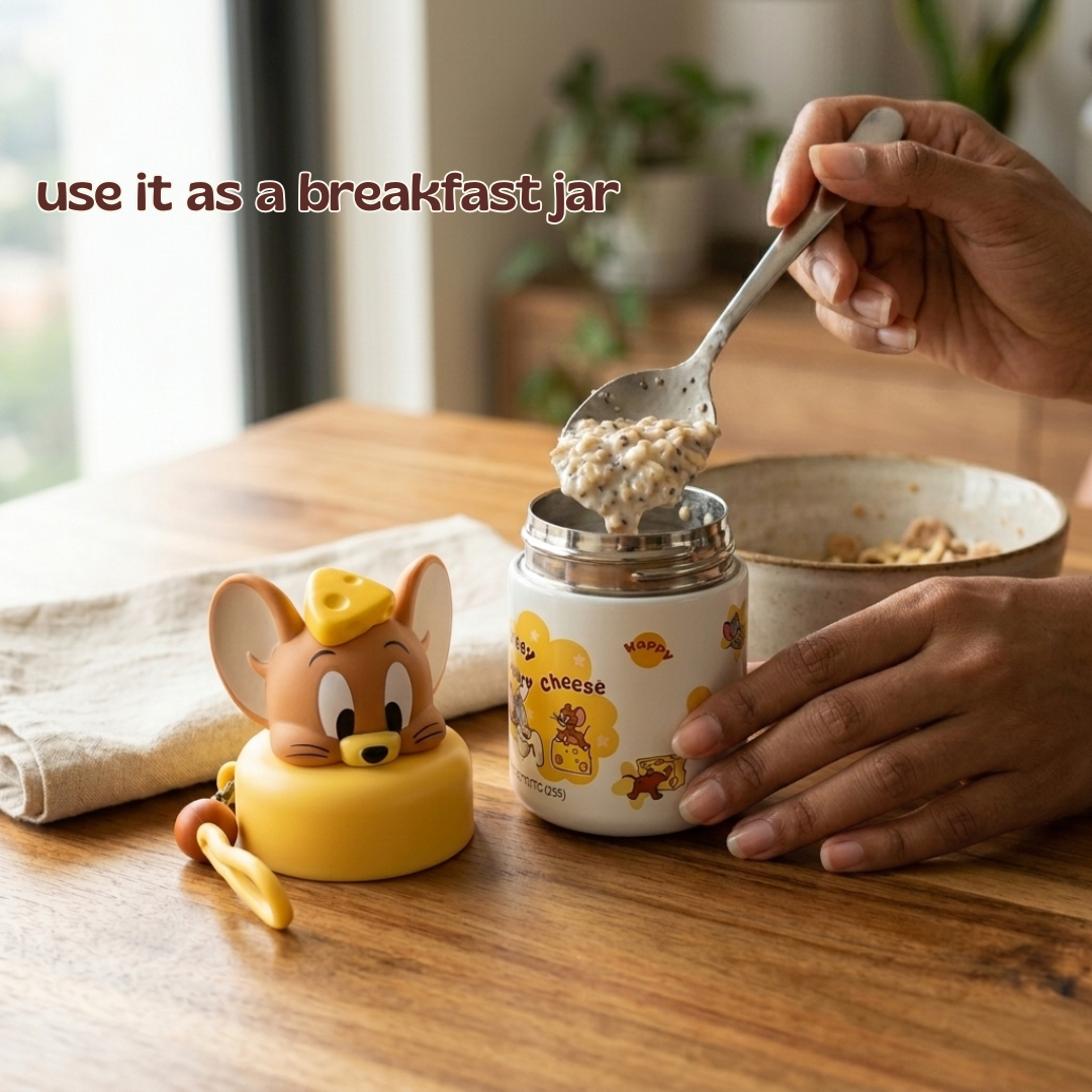 Tom & Jerry Mini Food Jar – 200ml Insulated Container
