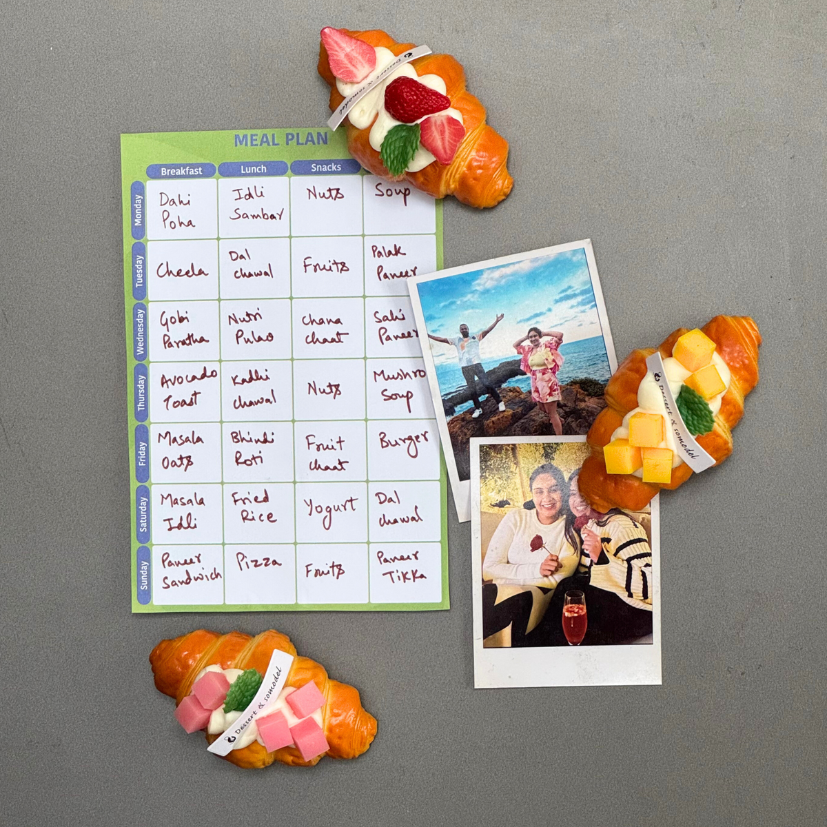 Croissants Fridge Magnet