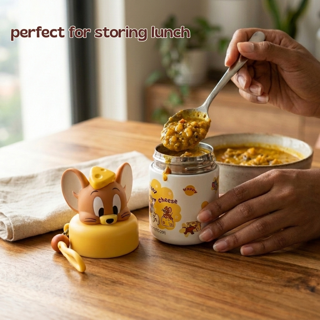 Tom & Jerry Mini Food Jar – 200ml Insulated Container