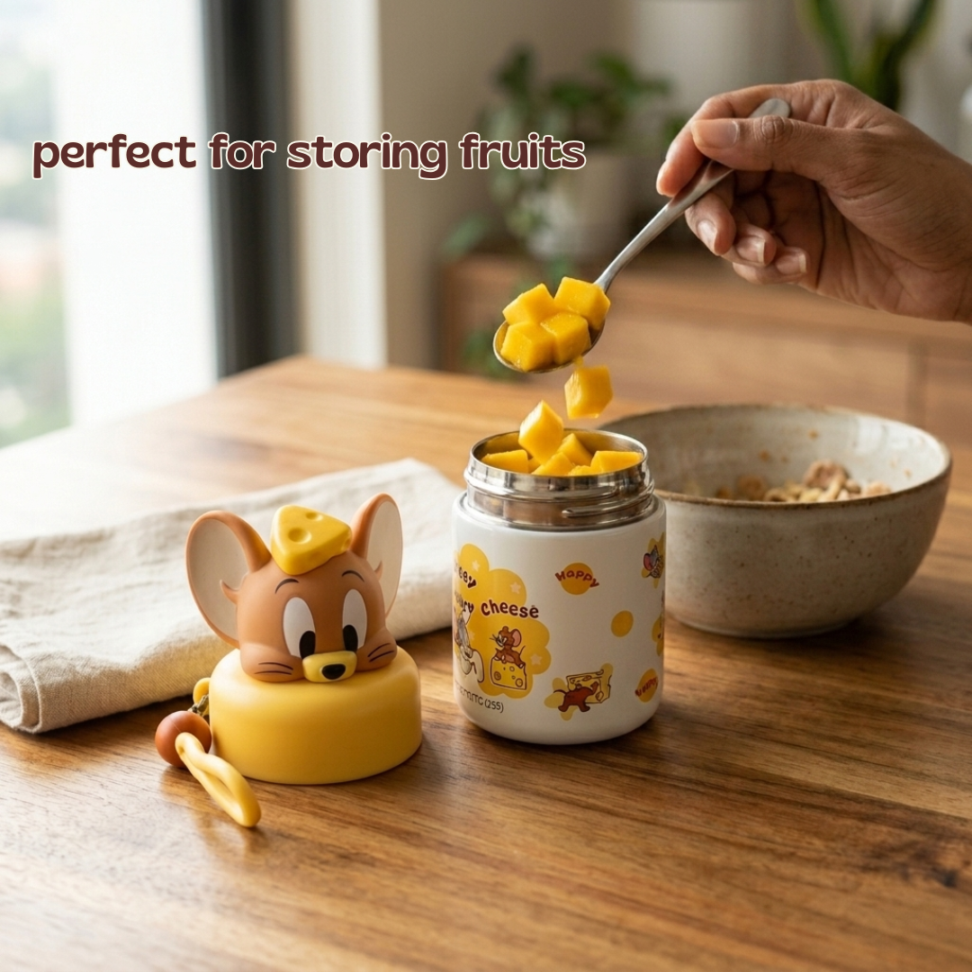 Tom & Jerry Mini Food Jar – 200ml Insulated Container