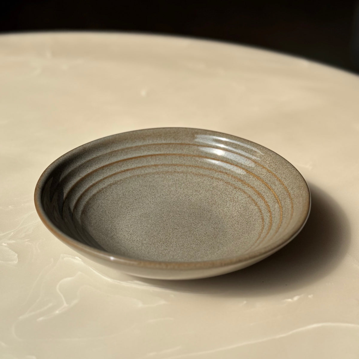 Textured Ceramic Pasta Plate