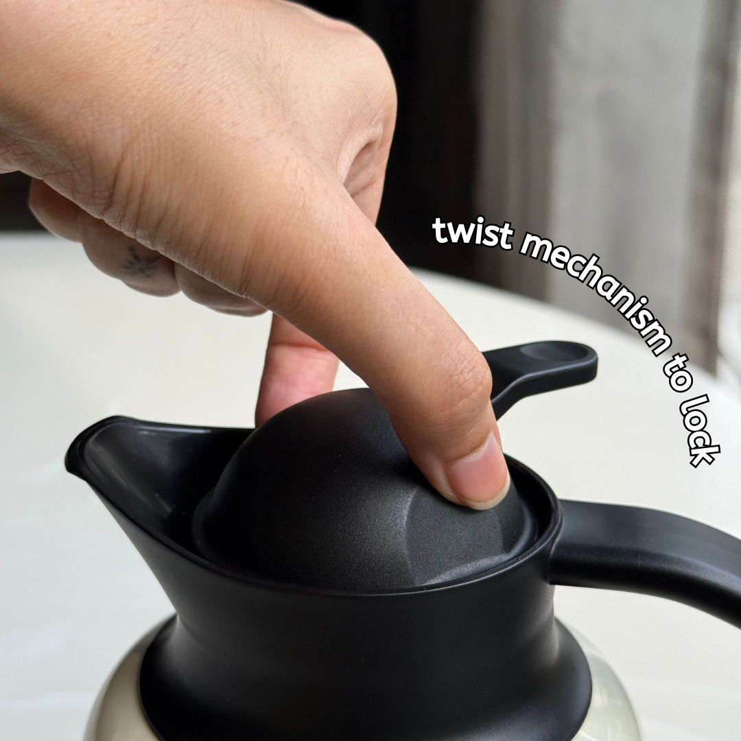 Vacuum Insulated 1000ml Stainless Steel Kettle Pot