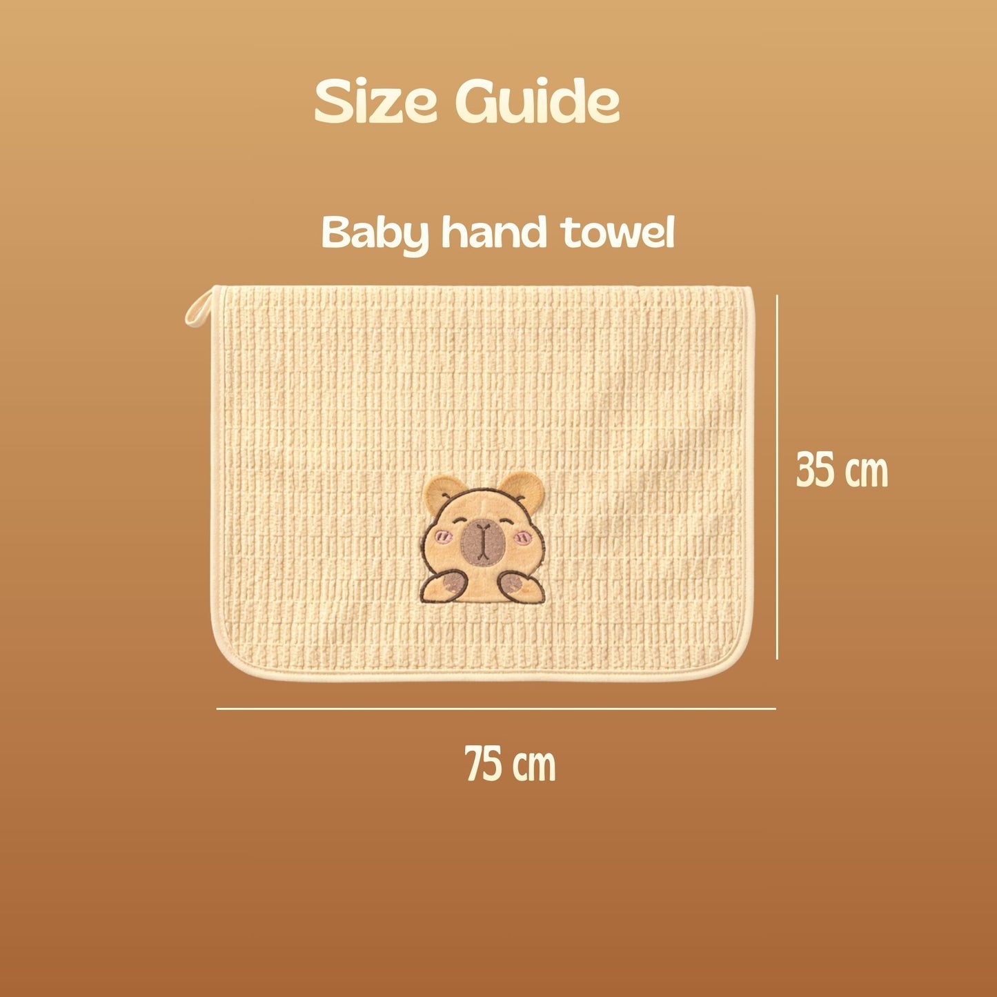 Ultra-Soft Baby Towel| ToddlerTeddy Bear Towel | Set of 2 | For Daily Use and Gifting