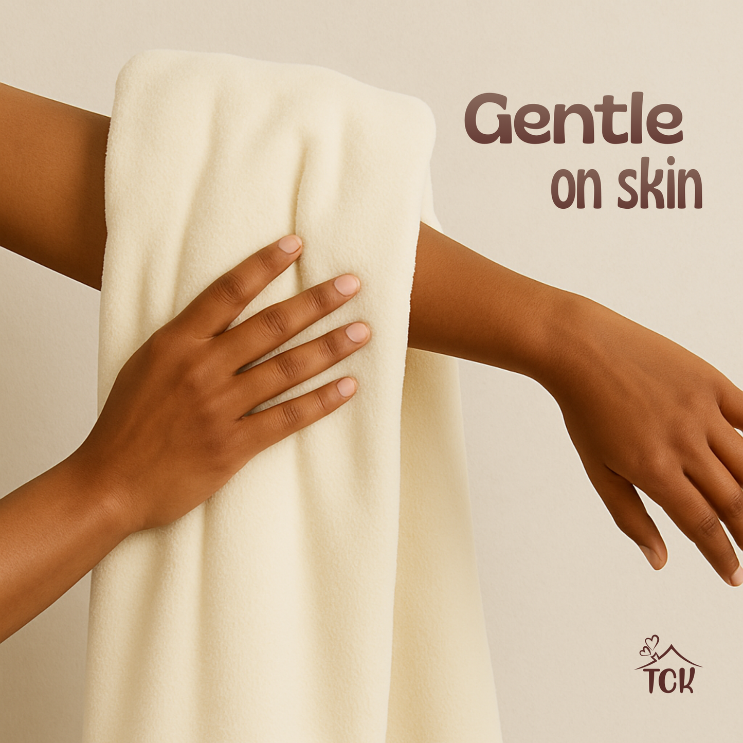 Bath Towel - Neutral | Soft Microfibre Neutral Colour Bath Towel