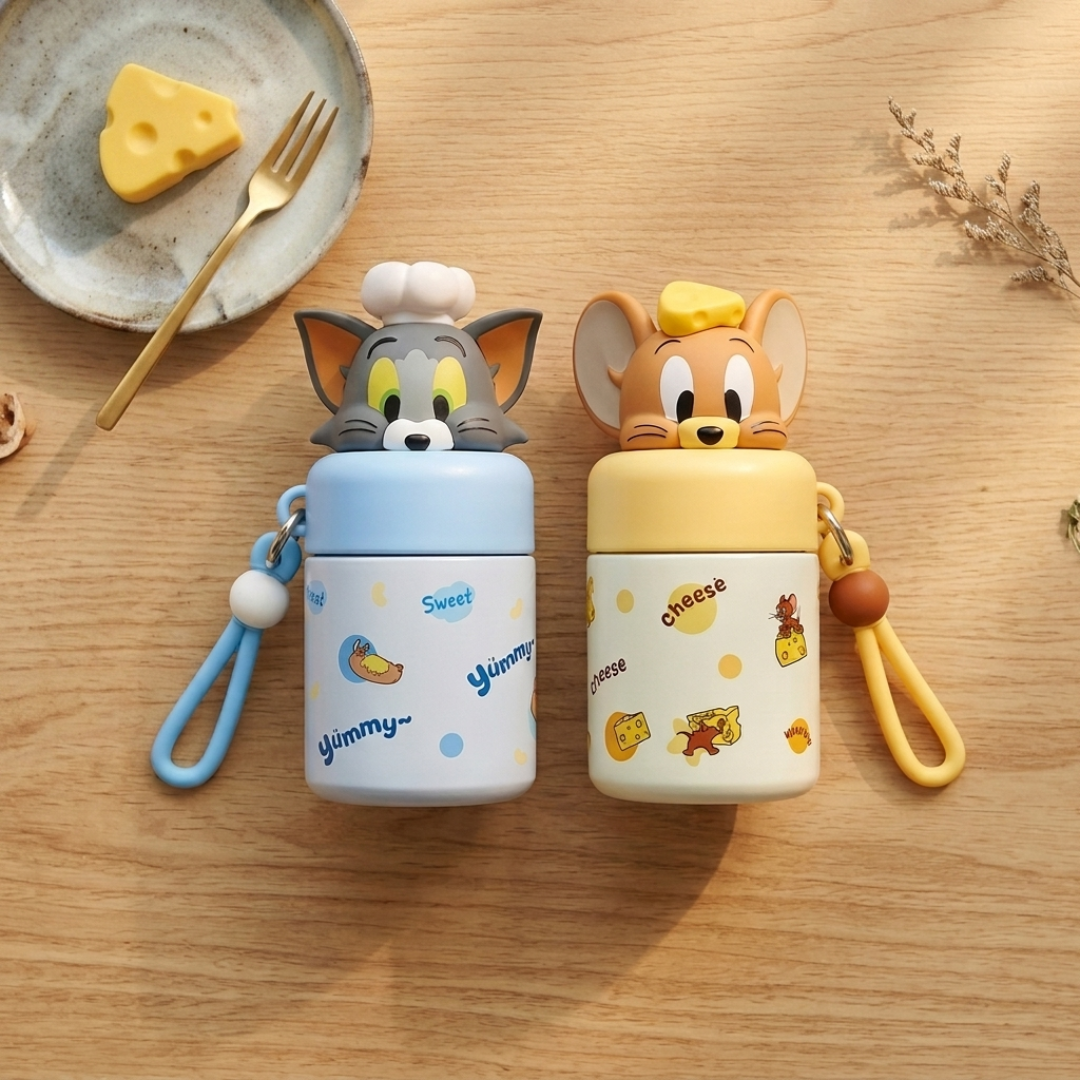 Tom & Jerry Mini Food Jar – 200ml Insulated Container