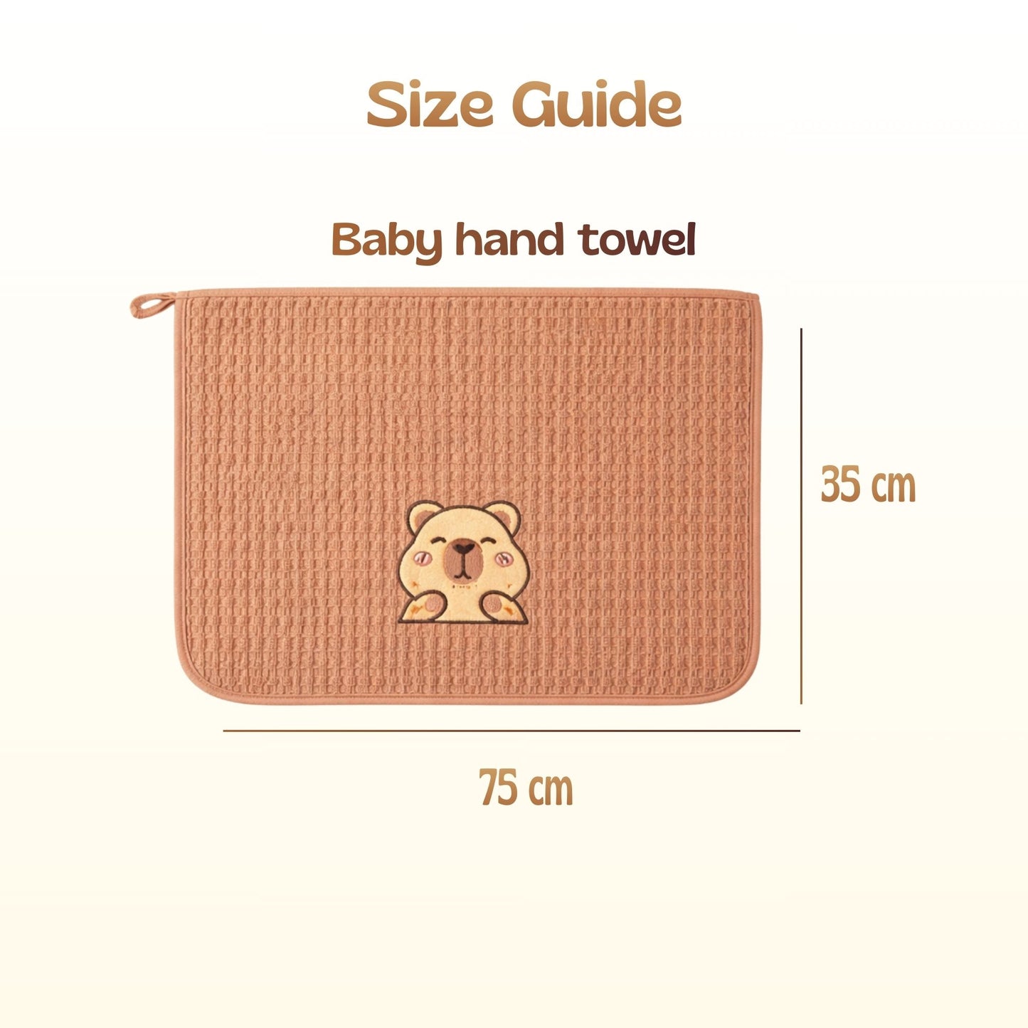 Ultra-Soft Baby Towel| ToddlerTeddy Bear Towel | Set of 2 | For Daily Use and Gifting