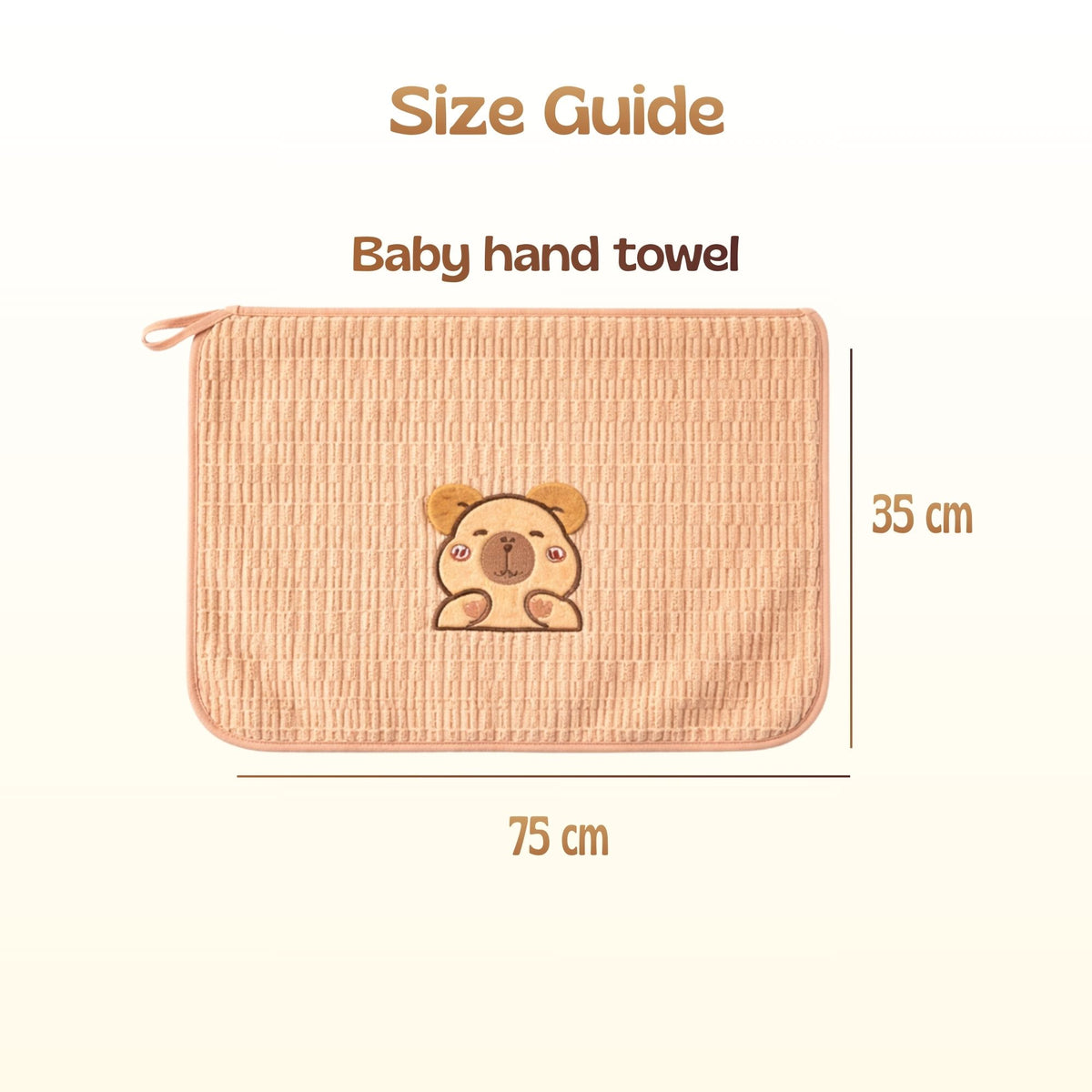 Ultra-Soft Baby Towel| ToddlerTeddy Bear Towel | Set of 2 | For Daily Use and Gifting