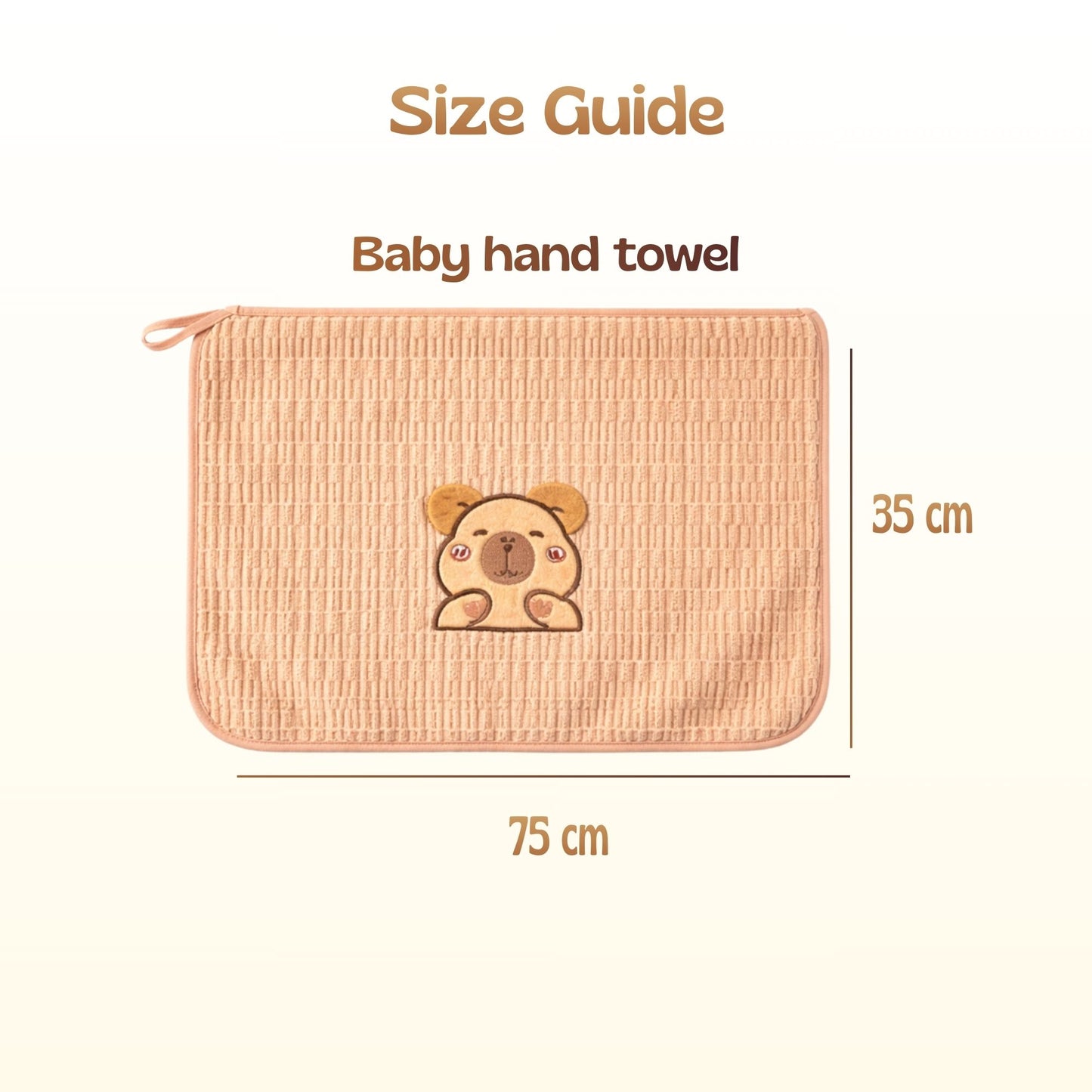 Ultra-Soft Baby Towel| ToddlerTeddy Bear Towel | Set of 2 | For Daily Use and Gifting