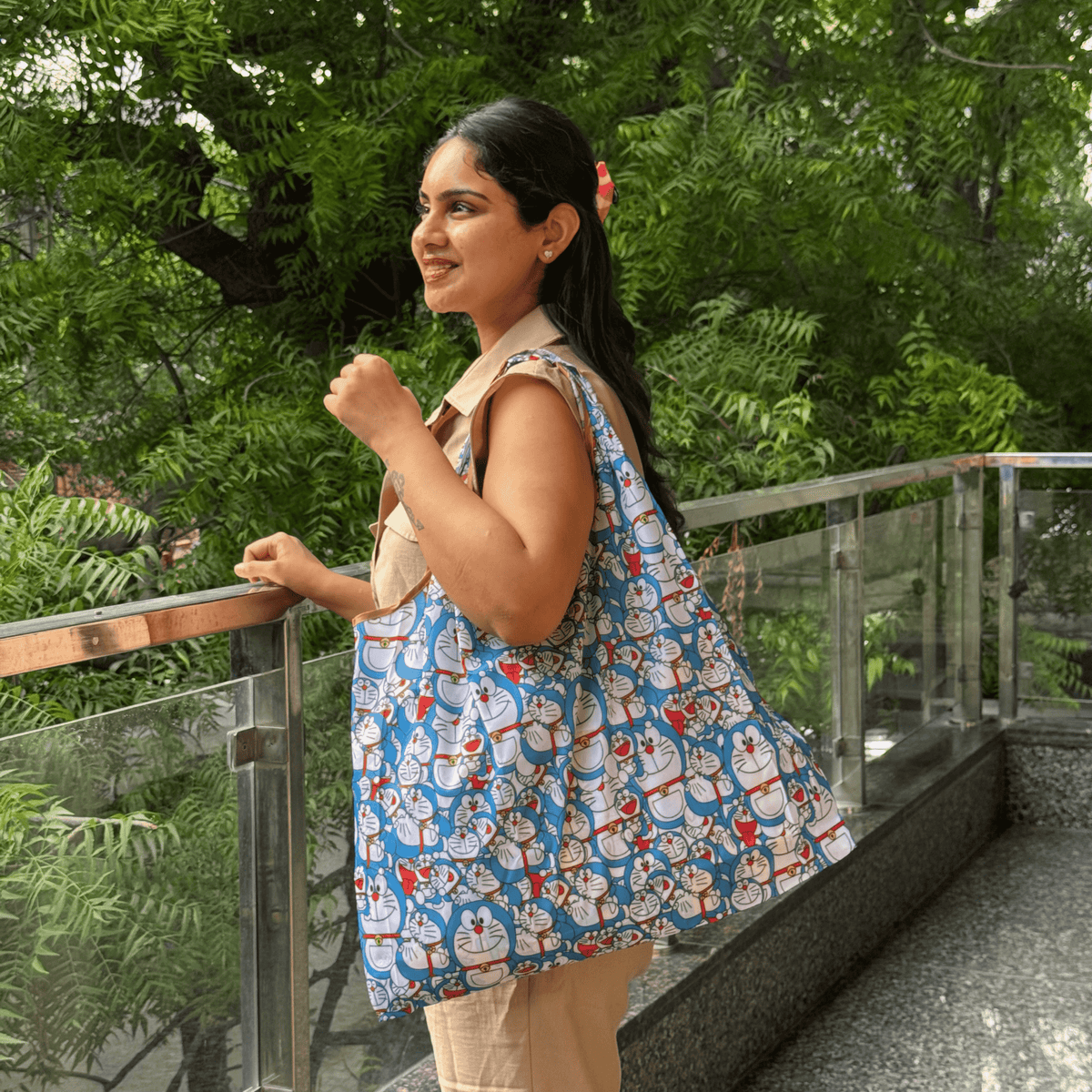 Cartoon foldable Pocket Bags