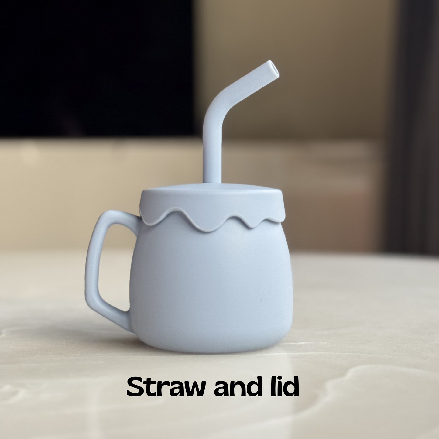 Sip and Snack Cup | Silicone 3 in 1 Baby Cup for water, milk and snack time