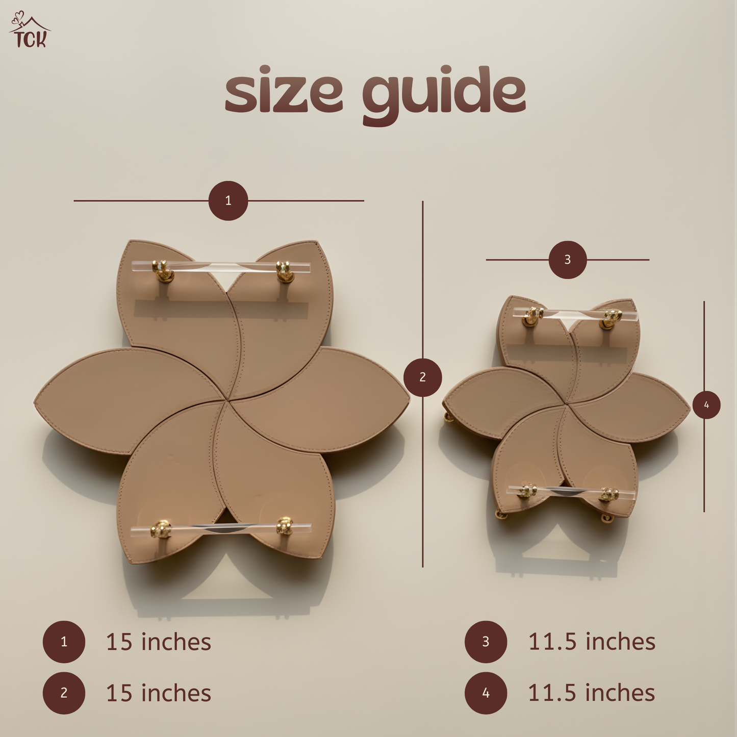 Luxe Faux Leather Serving & Décor Tray (Set of 2)