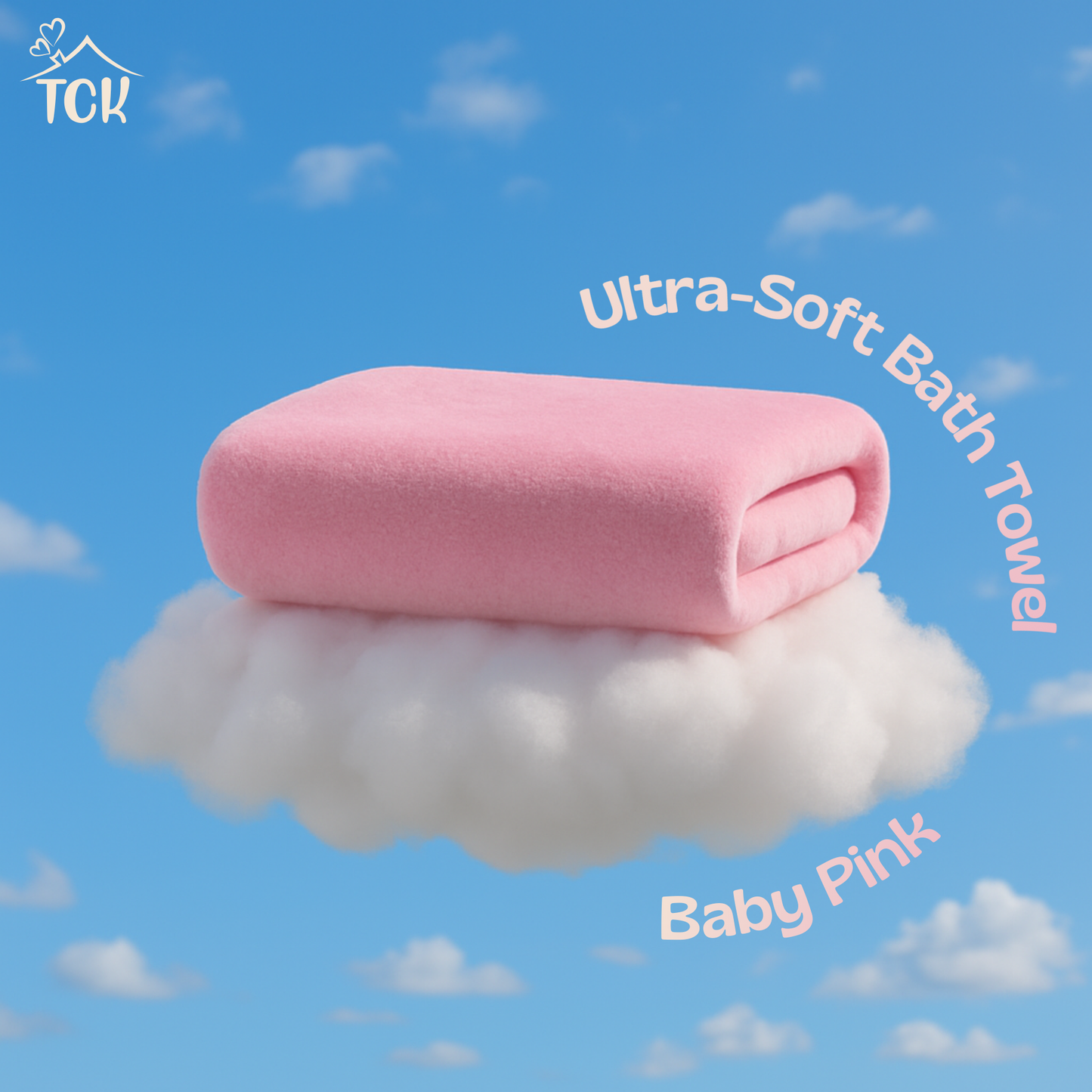 Bath Towel - Pastels | Soft Microfibre Pastels Colour Bath Towel