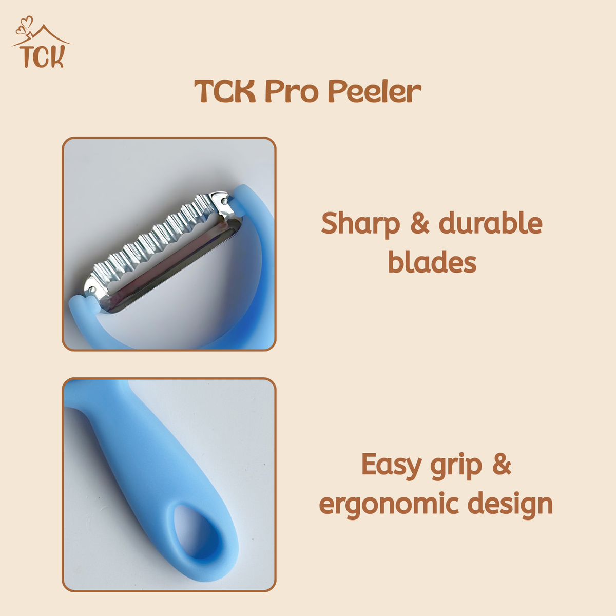 The Crinkle Combo | Set of 2 | Pro Peeler + Crinkle Cutter