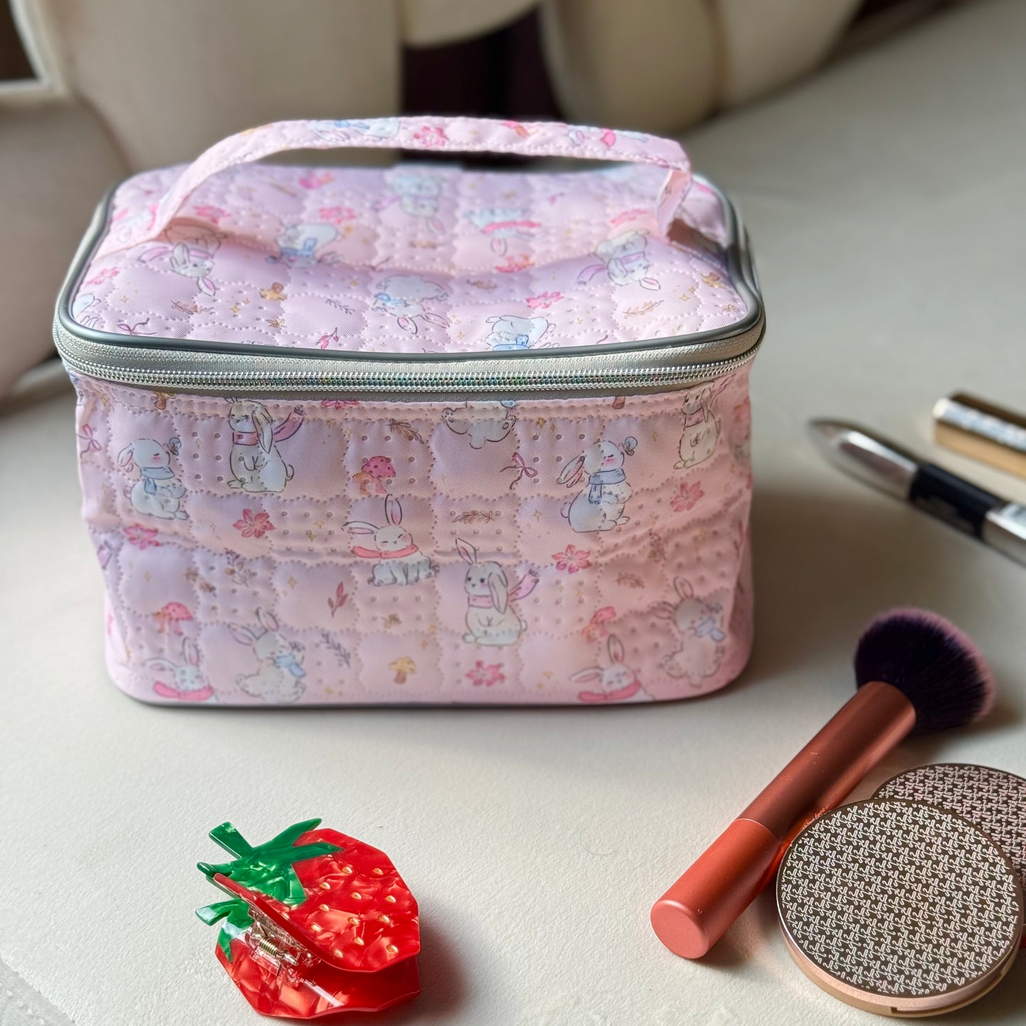 Vanity Bag | Quilted Water Resistant Vanity Bag